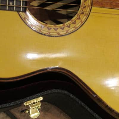 2012 K M Clark Custom A Wedge Cutaway Acoustic COCOBOLO Kevin Michael image 16