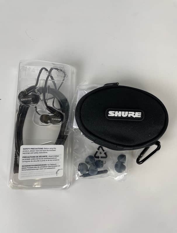 Shure SE215 Single Driver In-Ear Monitors, Black image 1