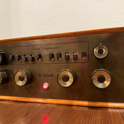 Immagine MCINTOSH C-8 Record Compensator Mono Tube Preamp with Power Supply - 3