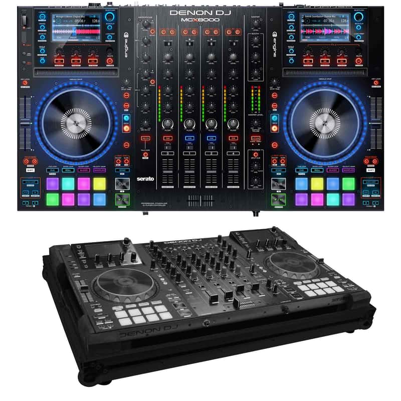 Denon DJ MCX8000 Standalone DJ player and DJ Controller + Black