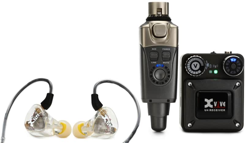 Xvive U4 Wireless In-ear Monitoring System with T9 Earphones image 1