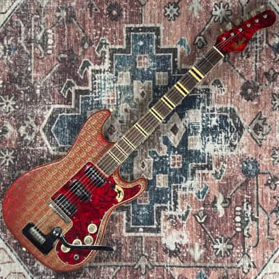 1963 Hofner 173 Vintage 3 Pickup Brokat Vinyl Made In Germany Electric Guitar W/ Original Hardshell Case! image 3