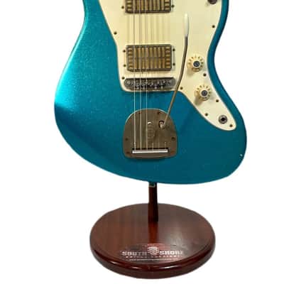 Mario Martin Guitars Jazzbastard Fine Flake Lake Placid Blue, Mojo Dual Foils 7lbs NEW (Authorized Dealer) image 3