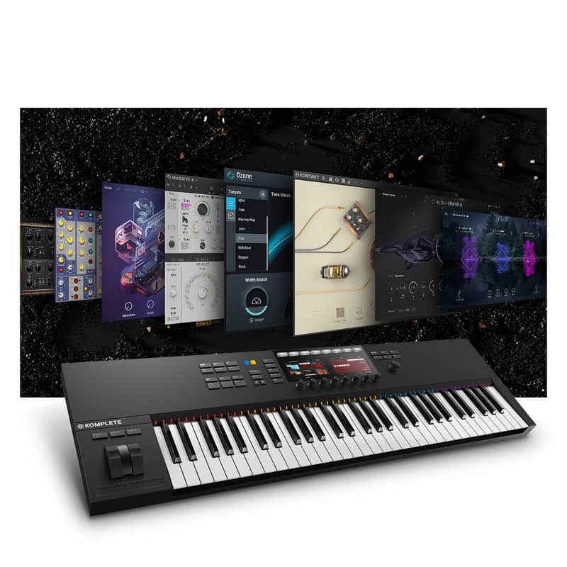 Native Instruments S61 Mk2 Controller Keyboard with Komplete 14 Collectors Edition image 1