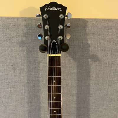 Washburn B6 Americana Series Open-Back 6-String Banjo 2010s - Natural Mahogany image 4