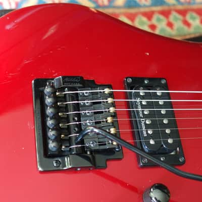 Kramer / ESP J-2000 Pacer Prototype with Kahler 1984 Red image 9