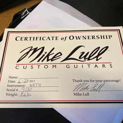 Mike Lull NRT4 Non-Reverse 4 String Bass - Satin Black USED image 8