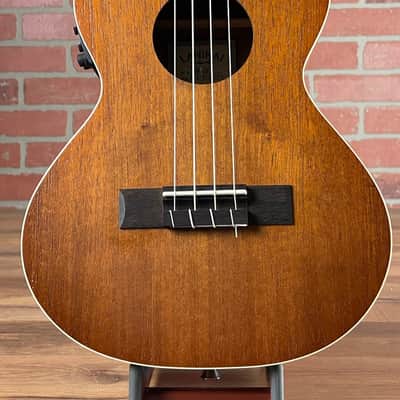 Lanikai MA-CET Mahogany Ukulele w/ Cutaway and Electronics - Tenor image 2
