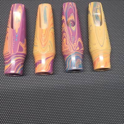 AM Mouthpieces- Marbled Hard Rubber-Tenor Sax- Ankh 7* image 2