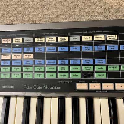 Casio SK-200 49-Key Sampling Keyboard 1980s - Black image 9