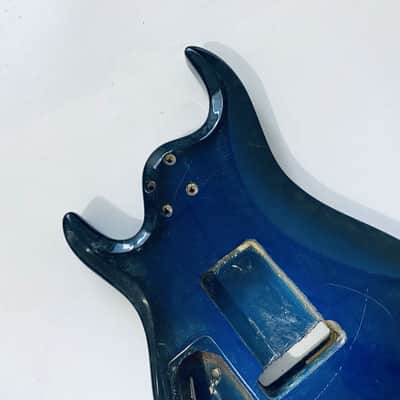 Blue Burst HSH Guitar Solid Basswood Body image 9