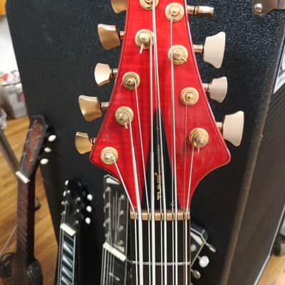 Tune TWB 10-T-OB (10 String Bass) - Red-See-Thru image 3