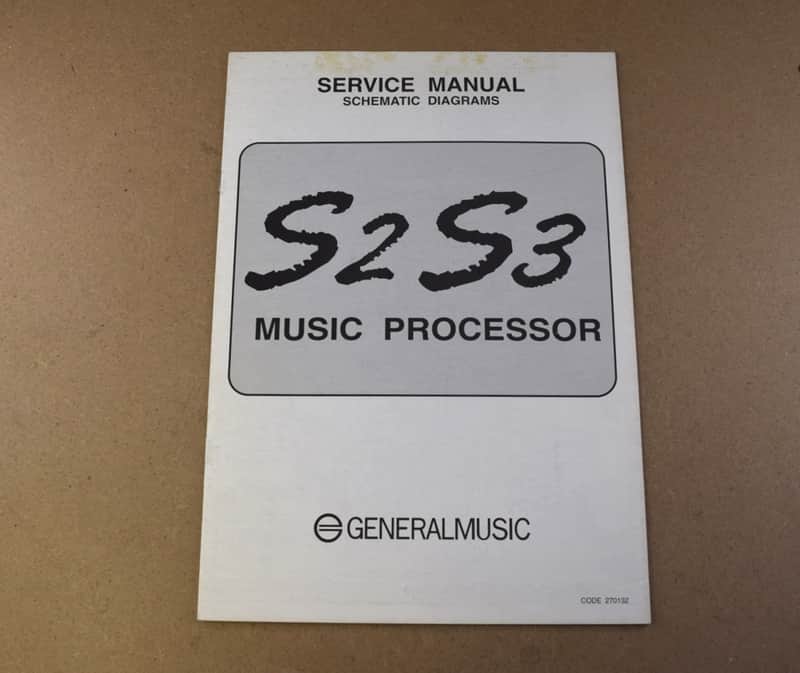 GEM S2 S3 Service manual Circuit diagrams Technical repair guide for synthesizer (Generalmusic) image 1