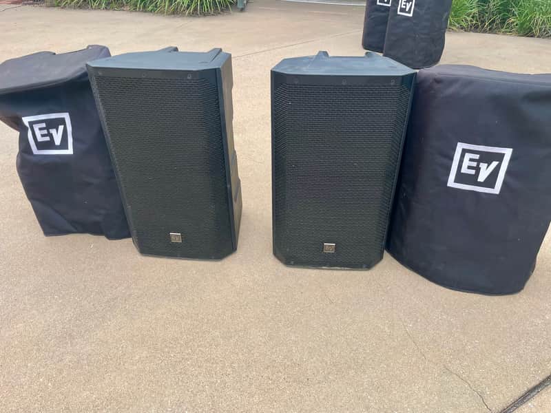 Pair of Electro Voice ELX200 Passive 12” w/EV Covers image 1