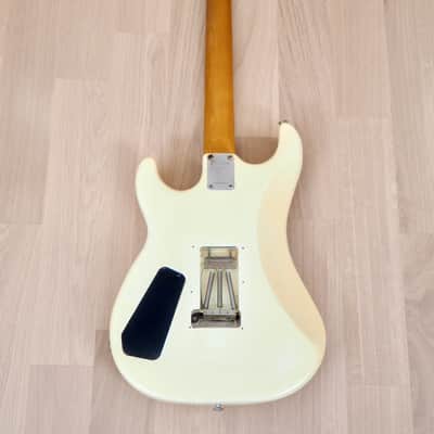 1984 Kramer USA Pacer Special Vintage Electric Guitar Creme w/ Floyd Rose, Case image 3