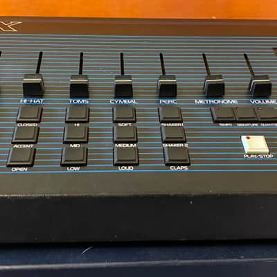 Oberheim DX 1983 - Blue with wood ends image 7