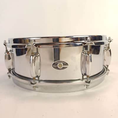*Slingerland 5x14" Festival Chrome Steel Snare Drum 8Lug Vintage 80s No.141 USA* image 1