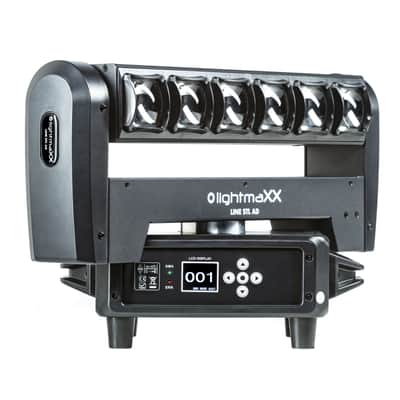 lightmaXX LINE STL AD Moving Head Bar - Battery Powered LED Light image 10