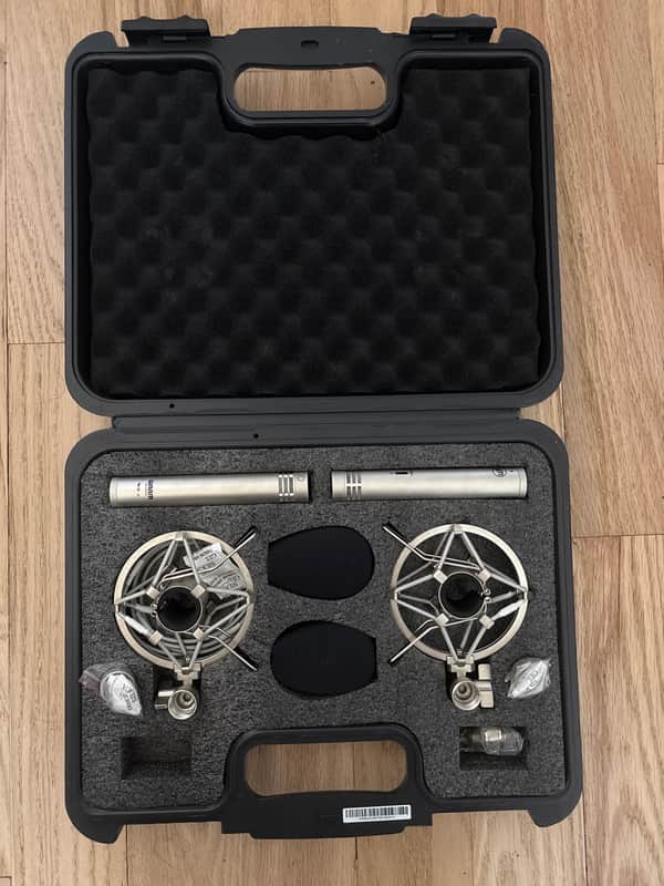 Warm Audio WA-84 Small Diaphragm Cardioid Condenser Microphone Stereo Pair 2019 - Present - Nickel image 1