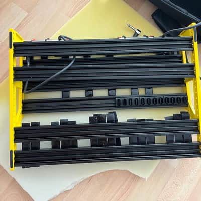 NuX NPB-L Bumblebee Large Pedal Board with Soft Case 2010s - Black / Yellow image 6