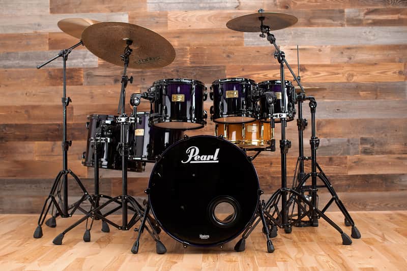 PEARL MASTERS MMX 6 PIECE DRUM KIT, MIDNIGHT FADE | Reverb Canada