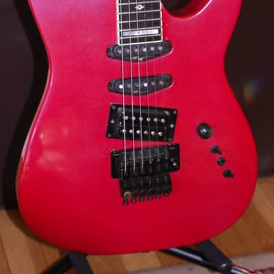Kramer Stagemaster Custom HSS Flip Flop Red/Pink image 1