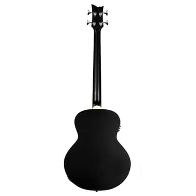 Ortega D7E-SBK-4 Deep Series 7 Spruce Top Mahogany Neck Medium Scale 4-String Acoustic-Electric Bass Guitar image 4
