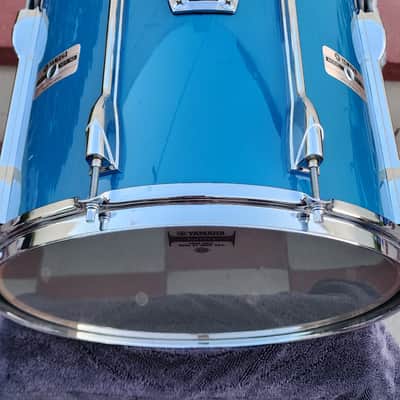 Yamaha Recording Custom 14x12 Tom 1990's - Cobalt Blue image 8
