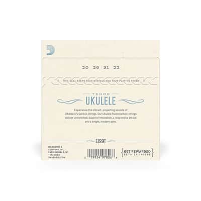 D'Addario Pro-Arte' Carbon Tenor Low G Ukulele Strings - EJ99TLG image 4