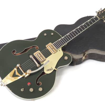 1963 Gretsch Country Club - Rare Cadillac Green Finish - Thin Body - Original Case image 2