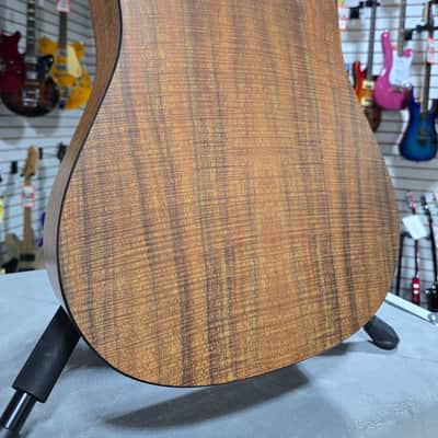 Martin D-X1EL Left-Handed Koa Acoustic-electric Guitar - Figured Koa w/Gig Bag & PLEK*D #579 image 7