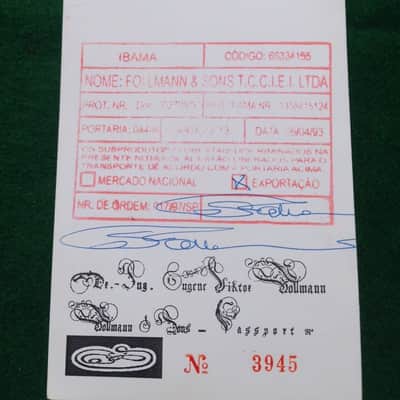 Stratocaster replica CITES Certified Brazilian Rosewood fingerboard image 7