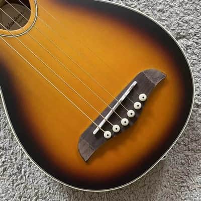 Sunburst Washburn RO10TBL Rover Steel String Travel Acoustic Guitar image 5