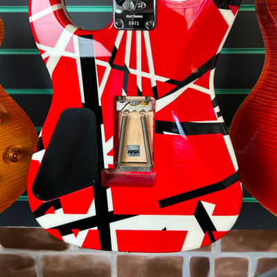 Charvel EVH Art Series Red/White/Black Stripe 2006 Electric Guitar image 12