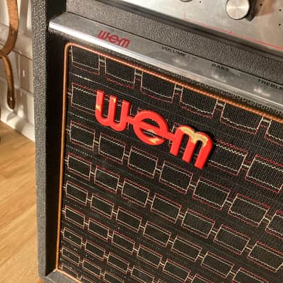 WEM Dominator MK III 1970 1X12 Combo Amp with Rare International Voltage Selector image 2