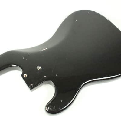 1966 Fender Precision Bass Body Black Re-Fin 1960's Vintage PBass image 12