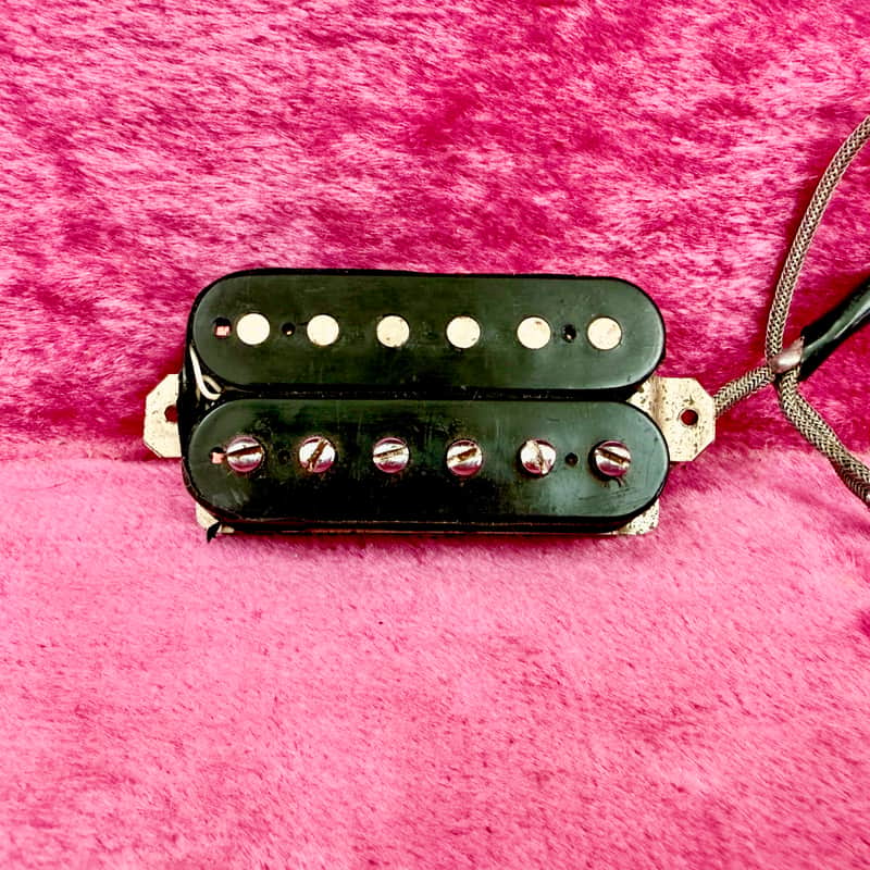 Vintage 1960's Gibson Patent Sticker Humbucker Pickup (Pre-T-Top) Modified ~1965 image 1