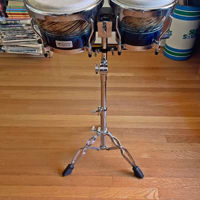 LP Performer Series Bongos - Blue Fade, including stand [See Video] image 1