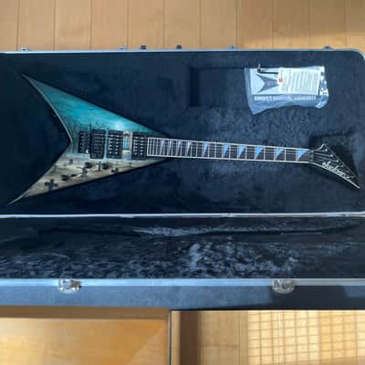 Jackson Custom Shop KV2 King V Dan Lawrence Signed Custom Graveyard Art 2005 image 2
