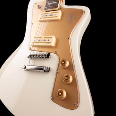 Pre Owned Baum Guitars Wingman Vintage White with OHSC image 5