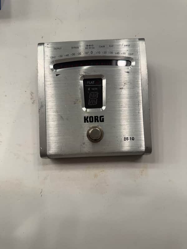 Korg DT-10 Digital Chromatic Tuner Guitar Effect Pedal image 1