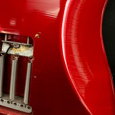 Fender American Vintage '62 Stratocaster 1985 - 1989 - Candy Apple Red image 9