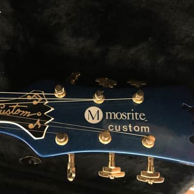Mosrite Owned By Elaine Garton 1985's Blue One Of kind! Made By Semie Moseley Himself! image 7