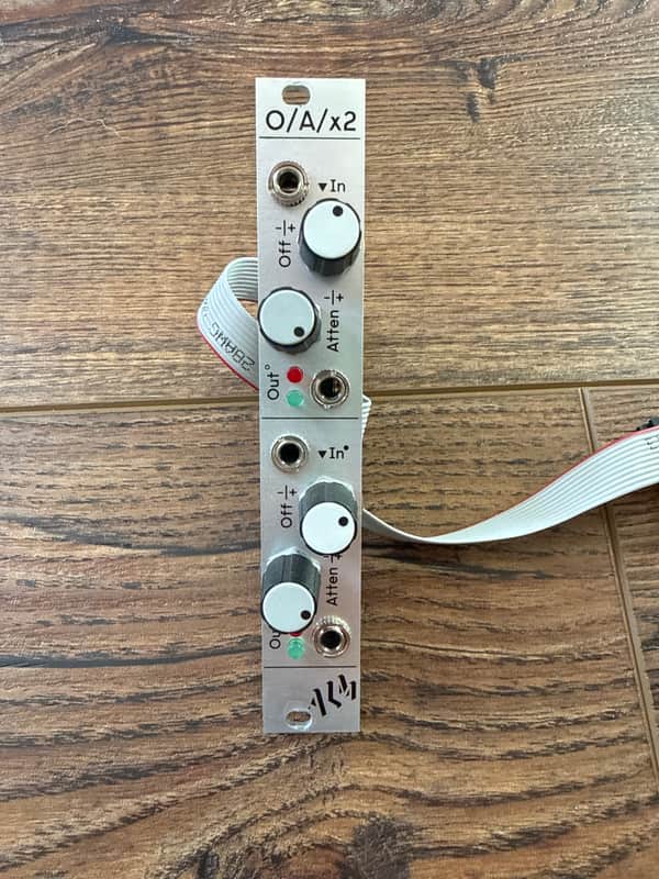 ALM/Busy Circuits ALM010 O/A/x2 Offset & Attenuverter Eurorack Synth Module 2015 - Present - Silver image 1