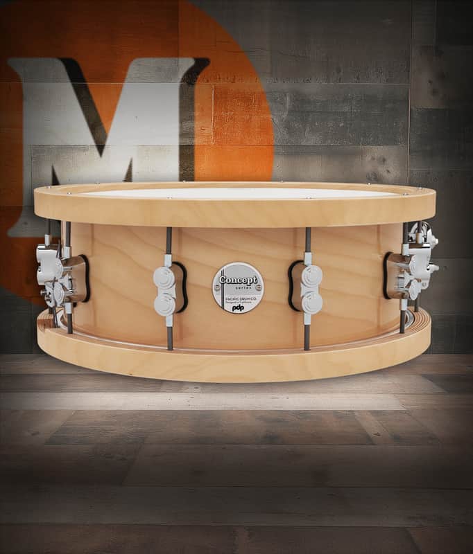 PDP Concept 20-Ply 5.5x14 Thick Wood Hoop Natural Maple Snare (PDSN5514NAWH) image 1