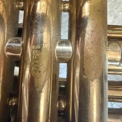 Bach brand Marching Baritone Horn with  mouthpiece, Made in USA image 13