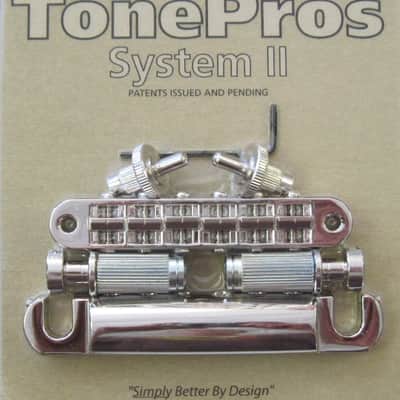 TonePros LPM04-N Standard Tuneomatic/Tailpiece Set Nickel