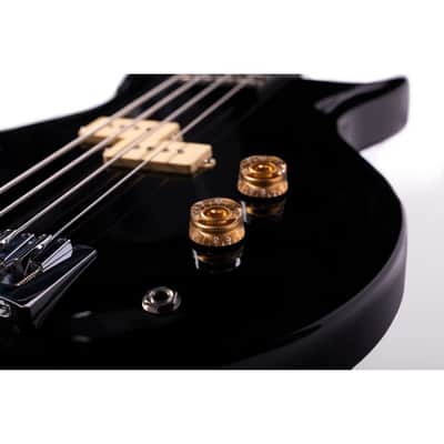 Washburn SB4B Scavenger Electric Bass Guitar Black image 3