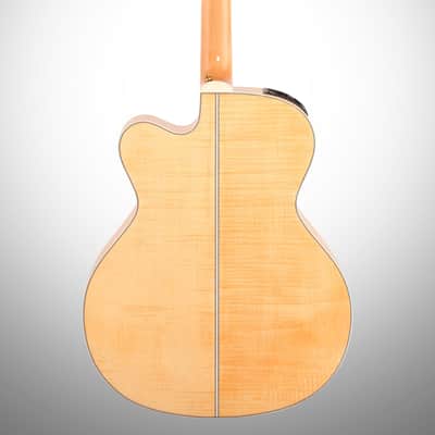 Takamine GJ72CE Jumbo Acoustic-Electric Guitar, Natural image 5