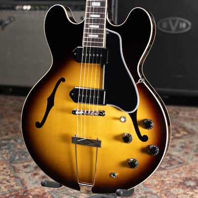 Gibson ES-330 Hollow Body Electric Guitar - Tobacco Burst with Hardshell Case image 3